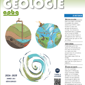 BIOLOGIE GÉOLOGIE au numéro (sauf année en cours)
